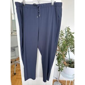 J. Jill Fit Navy Women's Lightweight Cropped Athleisure Pull-On Pants, XL, EUC